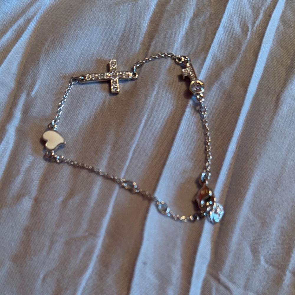 Swarovski Silver Charm Bracelet